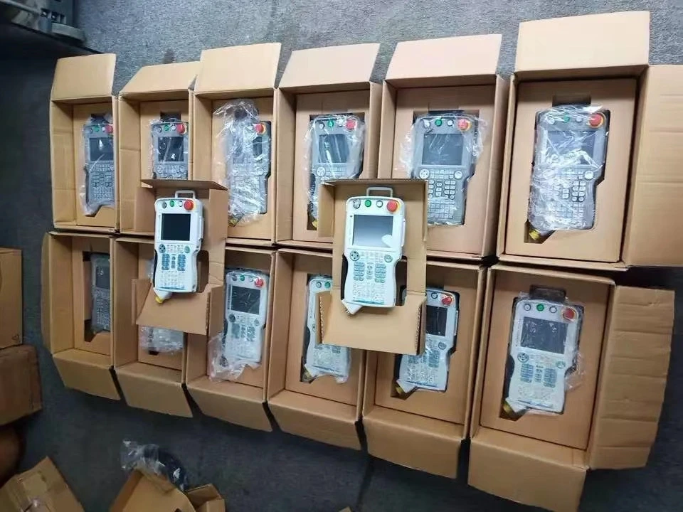 

New in box JZRCR-NPP01-1 NX100 Robot Teach Pendant JZRCR-NPP01-1 Include Cable With Free DHL/UPS/FEDEX