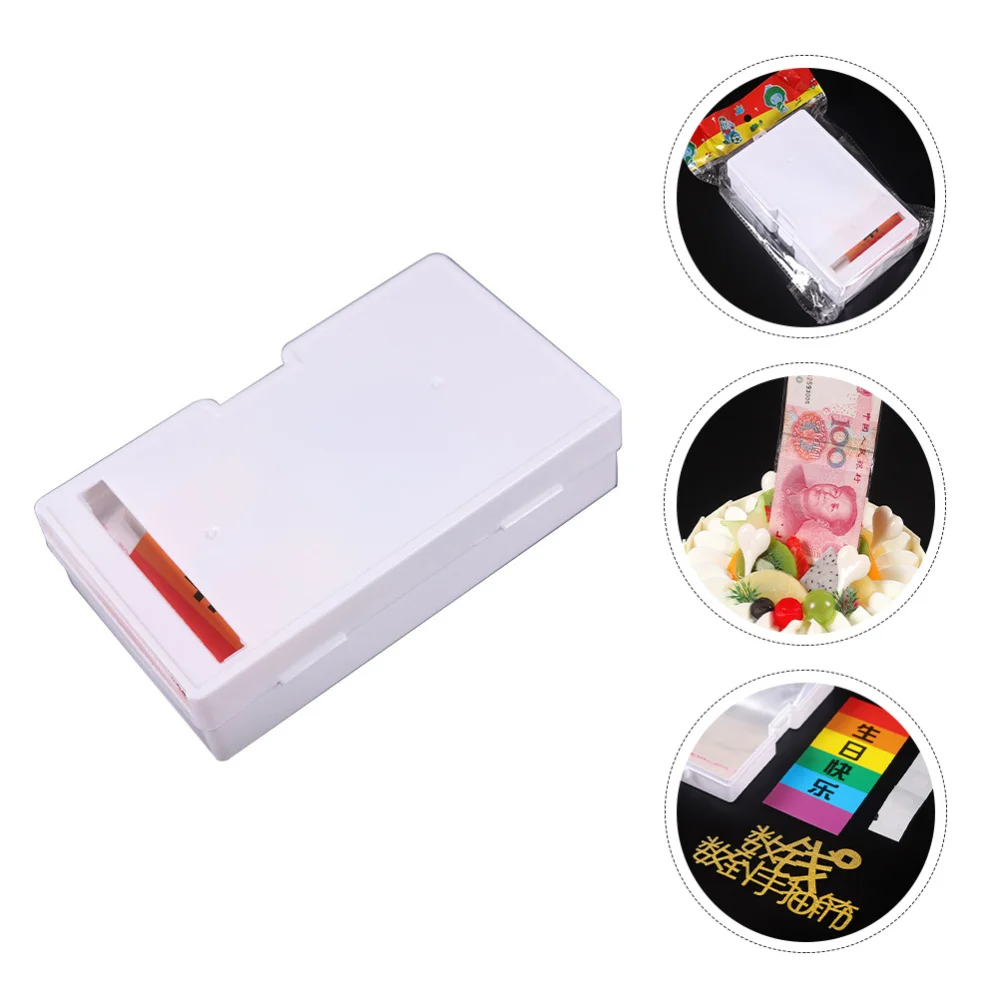 

2 Pcs Cake Money Boxes Money Pulling Cake Boxes Birthday Party Supplies