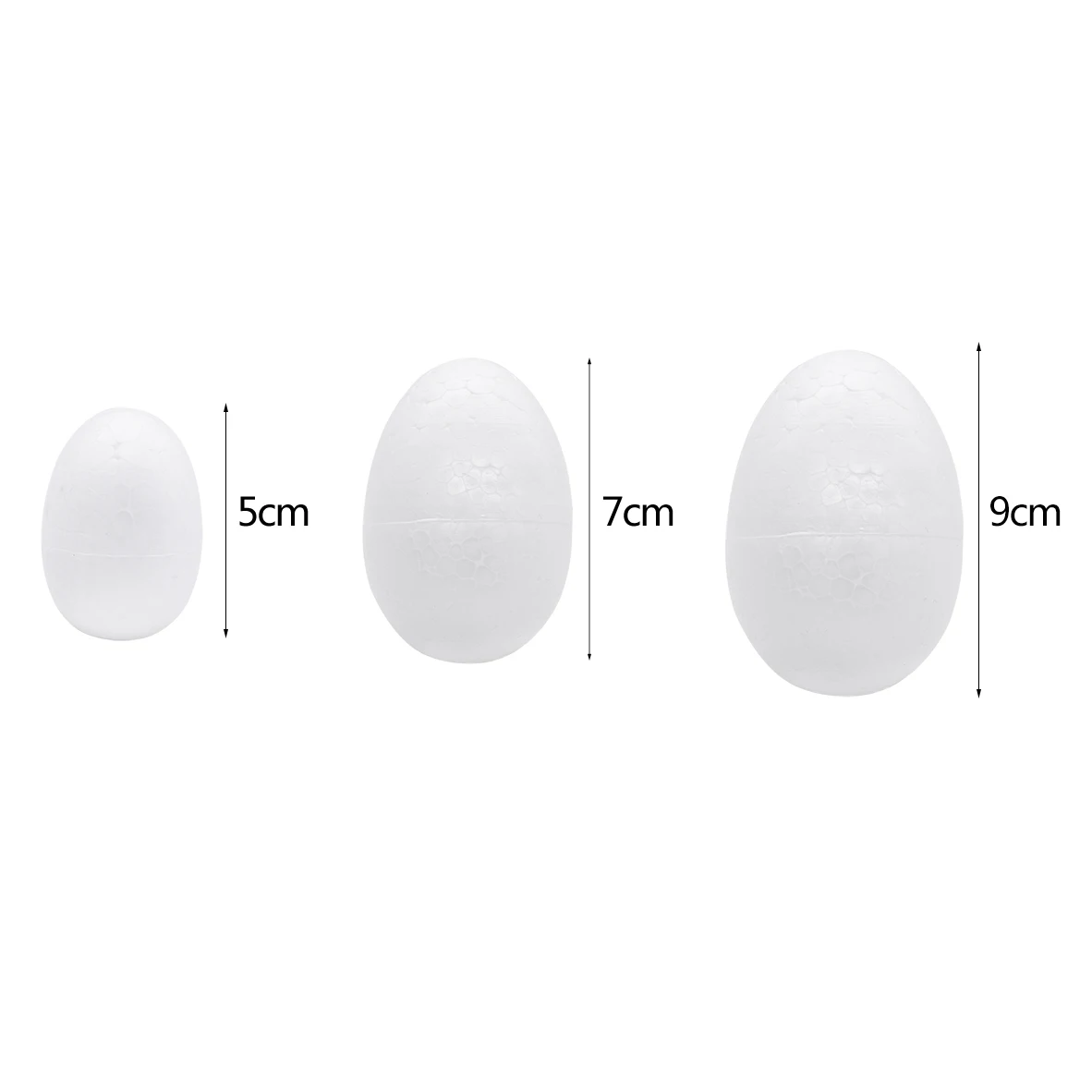 

10/20Pcs 5-9cm White Foam Easter Egg Modelling Polystyrene DIY Handmade Painted Egg Ball Craft Kid Favor Toy Easter Day Decor