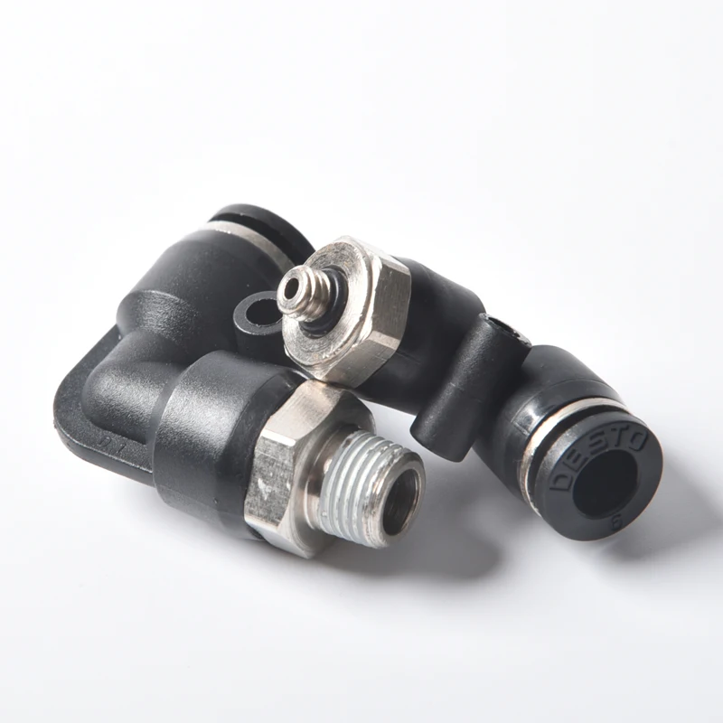 PL &quotшланг OD 4 6 8 10 12 мм 1/8'' 1/4 'Ɖ/8'' BSP с наружной резьбой пневматический