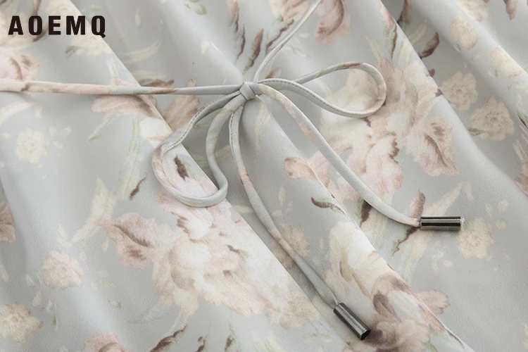 Летние пляжные платья AQEMQ милые сексуальные на бретельках с цветочным принтом