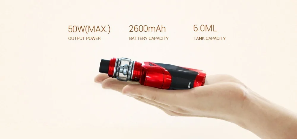Подарок 5 шт катушек! VAPTIO супер летучая мышь 220 Вт Vape набор электронных сигарет 220 Вт коробка мод 2,0/5,0 мл бак Vape мод без батареи
