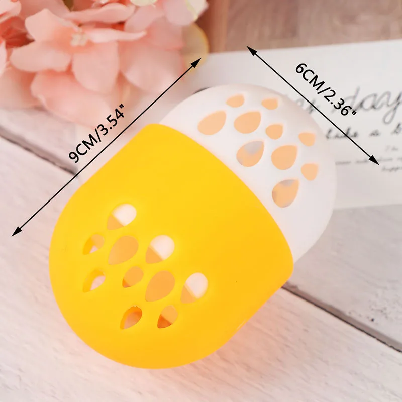 Мягкая силиконовая пуховка для пудры, держатель для сушки, яичная подставка, косметический коврик для макияжа, губка, подставка для демонстрации, косметический блендер, губка, чехол, держатель для пуховки