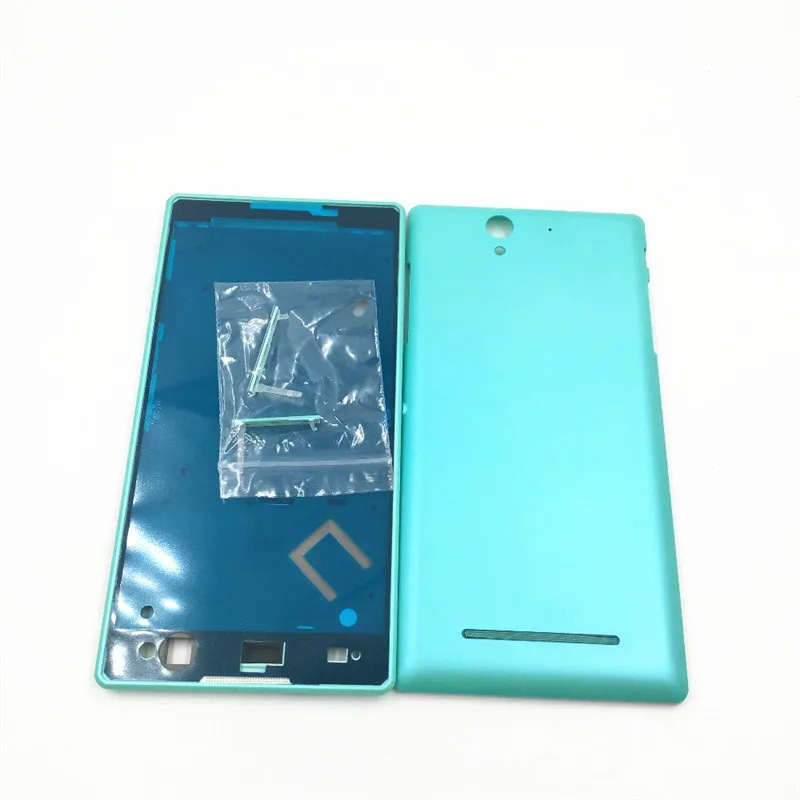 Рамка для ЖК дисплея с полным покрытием корпуса рамка Sony Xperia C3 S55T S55U сменная