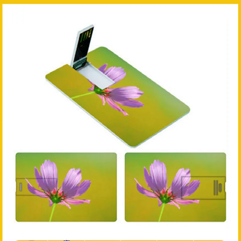 Горячие Продажи 4 ГБ Водонепроницаемый Super Slim Кредитной Карты Банк USB Flash С