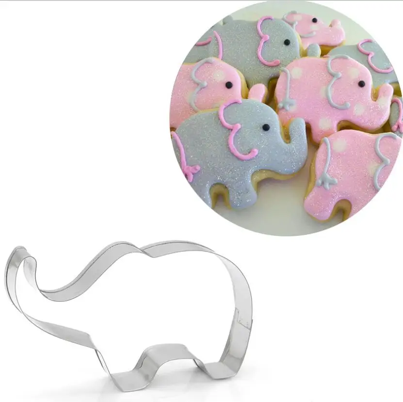 1PC Animal Elephant Shape Confectionary Biscuit Cookie Cutters Cake Decorating Tools Candy Sugar Craft Chocolate Baking Molds | Дом и сад