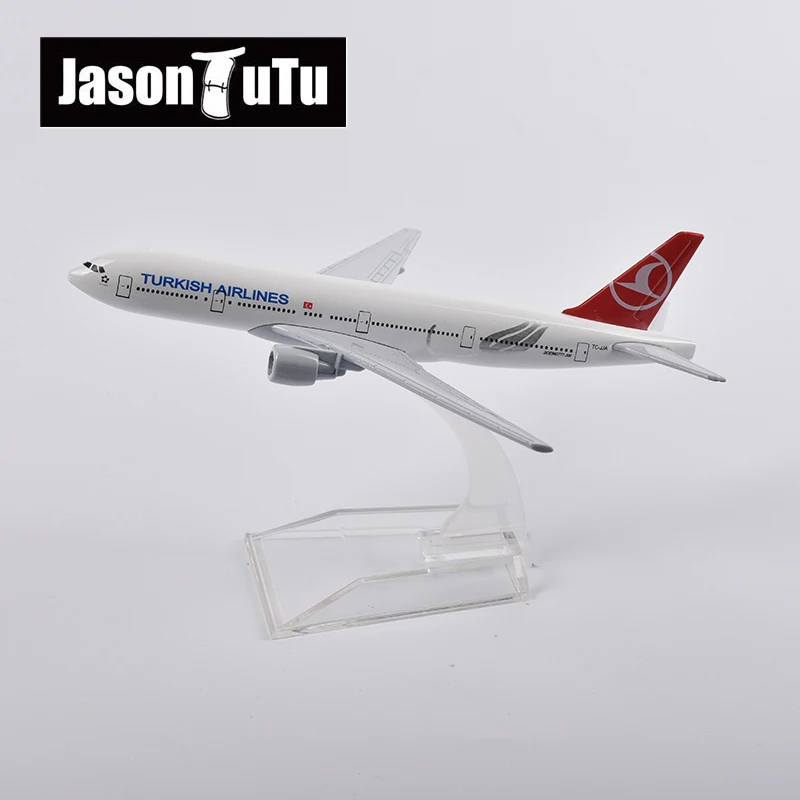 Пачка JASON 16 см турецкий Боинг 777 модель самолета литая металлическая в масштабе