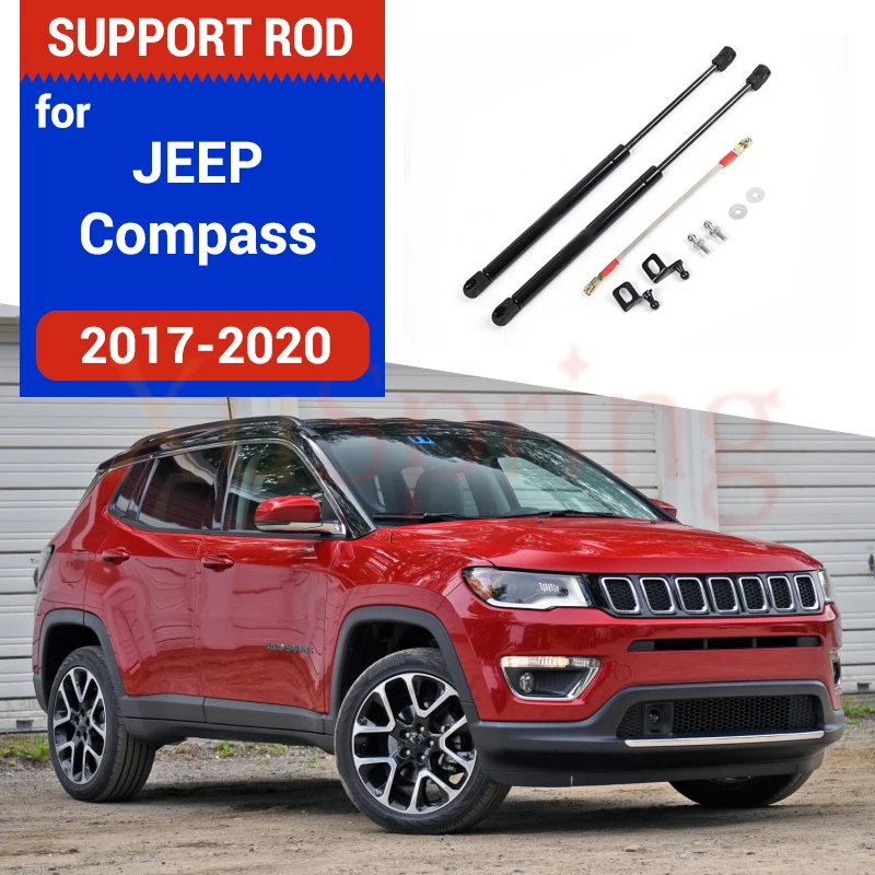 

Передняя крышка капота автомобиля, гидравлический подъемник, пружинный амортизатор, стойка, кронштейн, Стайлинг автомобиля для Jeep Compass ...