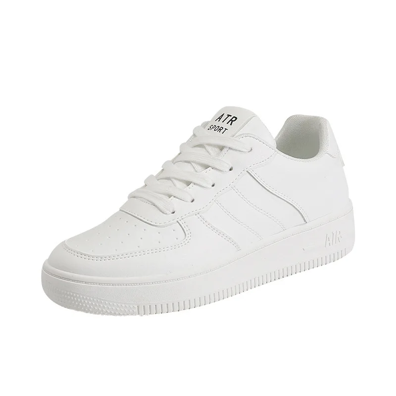 

2021 New White Shoes Women's Shoes Student Casual Low-top Lace-up Sneakers Sports Running Shoes Sneakers Women