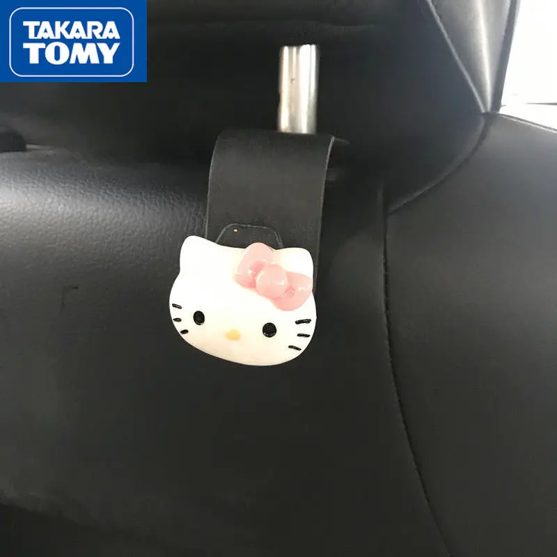 

TAKARA TOMY fashion cartoon Hello Kitty car dashboard rear seat small hook car paste multifunctional storage