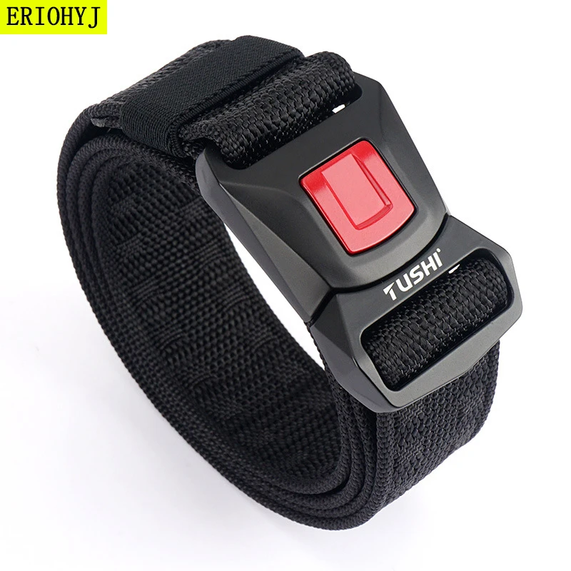 

Official Authentic Tactical Belt Men Anti-Rust Hard Metal Tough And Soft 1200D Real Nylon Military Army Belt Quick Release