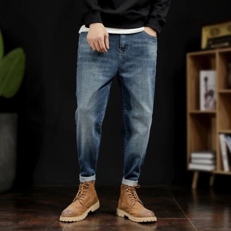 

Большие джинсы Для мужчин 5XL 6XL 7XL 8XL джинсы больших размеров Для мужчин Band Большие размеры мужские джинсы XL-7XL для 150 кг