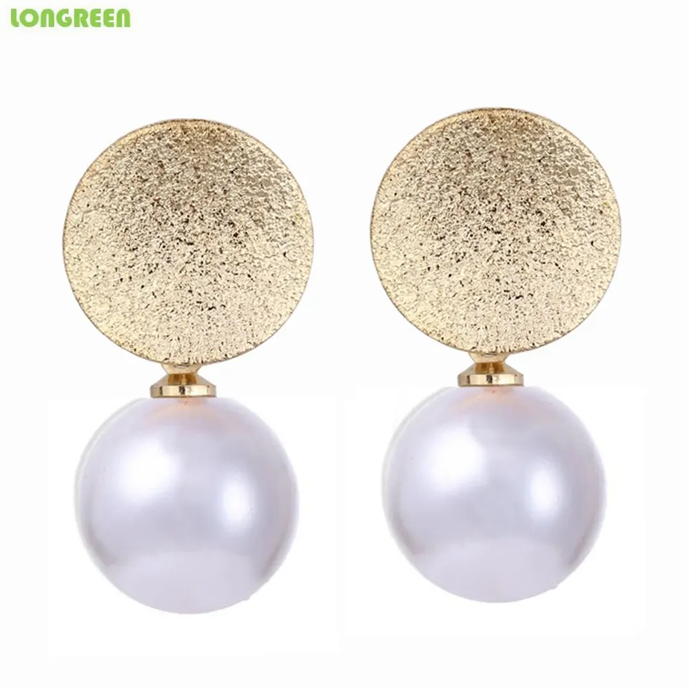 Metal Simple Stylish Geometric Round Unique Earrings For Women Girl Gifts Stainless Steel Earrings Set De Aretes Orecchini Donna