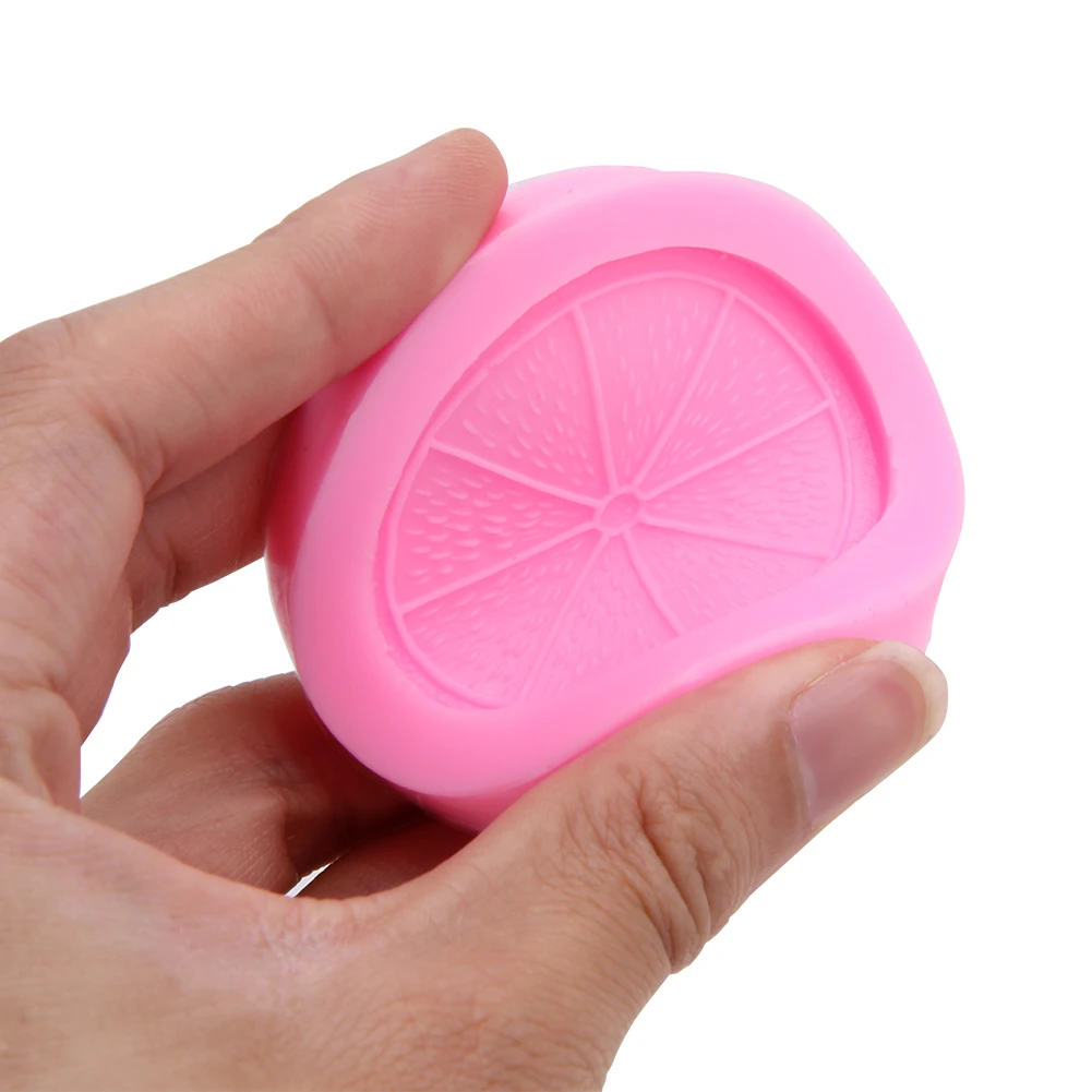 New Silicone Lemon Slices Fruit Mold Chocolate Fondant Wedding Cake Mould Decor Baking Tools | Дом и сад