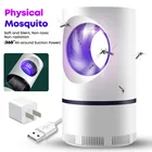 Электрическая светодиодная УФ-лампа для уничтожения комаров, устройство против комаров, USB, для защиты от ультрафиолета, для спальни