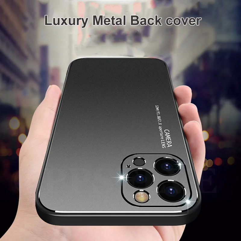 Роскошный Алюминиевый Чехол Aolly для iPhone 10 X XS Max металлический защитный чехол