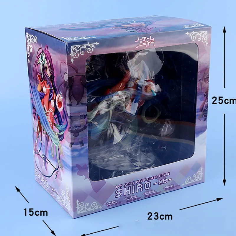 

22cm Anime No Game No Life zero Sexy Figure Anime PVC Action Figures toys Anime figure Toys Collection Model Doll Gifts