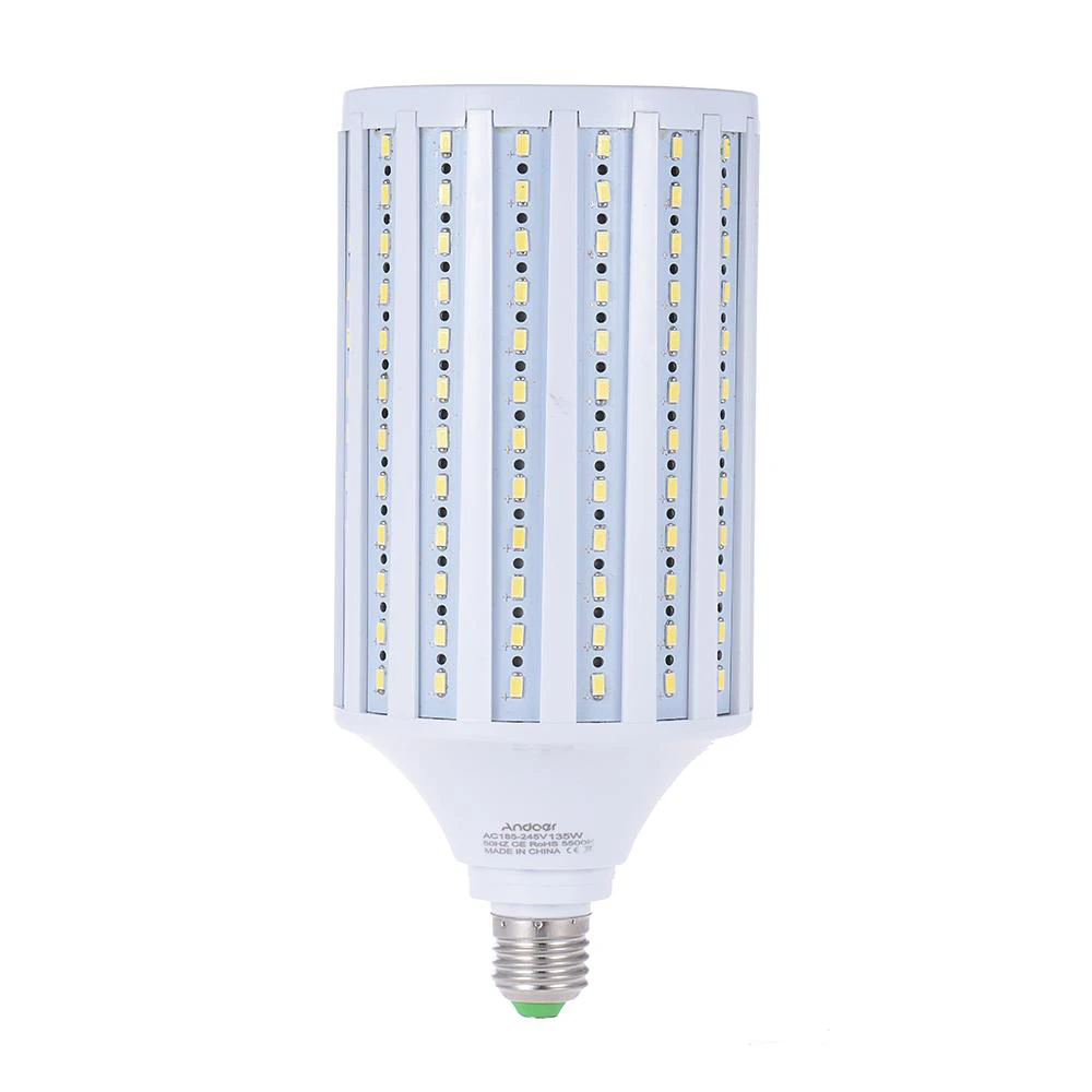 Andoer фотостудия фотография 135 Вт Светодиодная лампа Кукуруза лампочка 216 ШАРИКИ