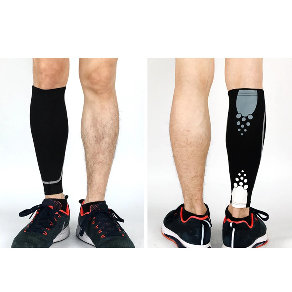 1 шт унисекс спортивный Эластичный компрессионный Противоскользящий голень для