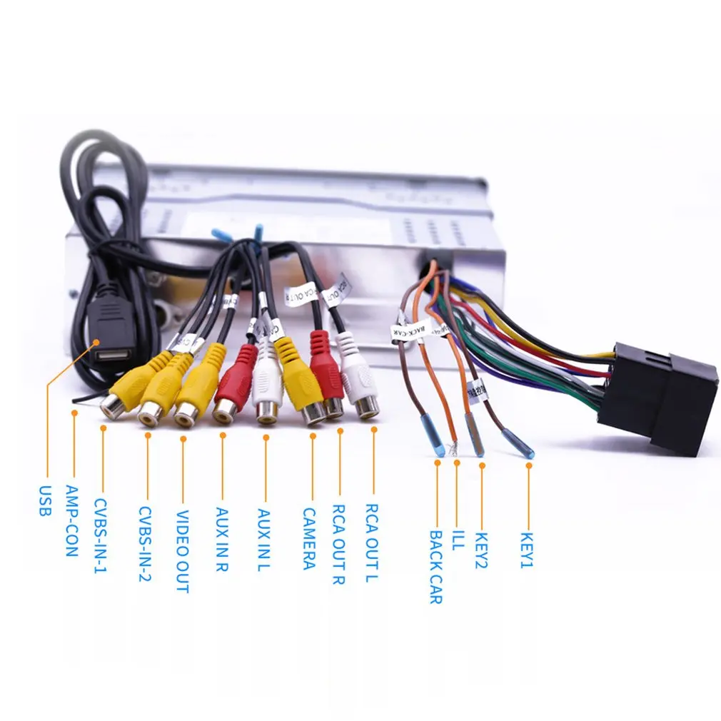 

Wifi 7 inch Android 8.1 GPS Car Radio Stereo Player HD 1080P Touch Screen Multimedia Player with GPS FM Dual USB Rear View