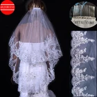 Фата свадебная, двухслойная, цвета слоновой кости, 2020