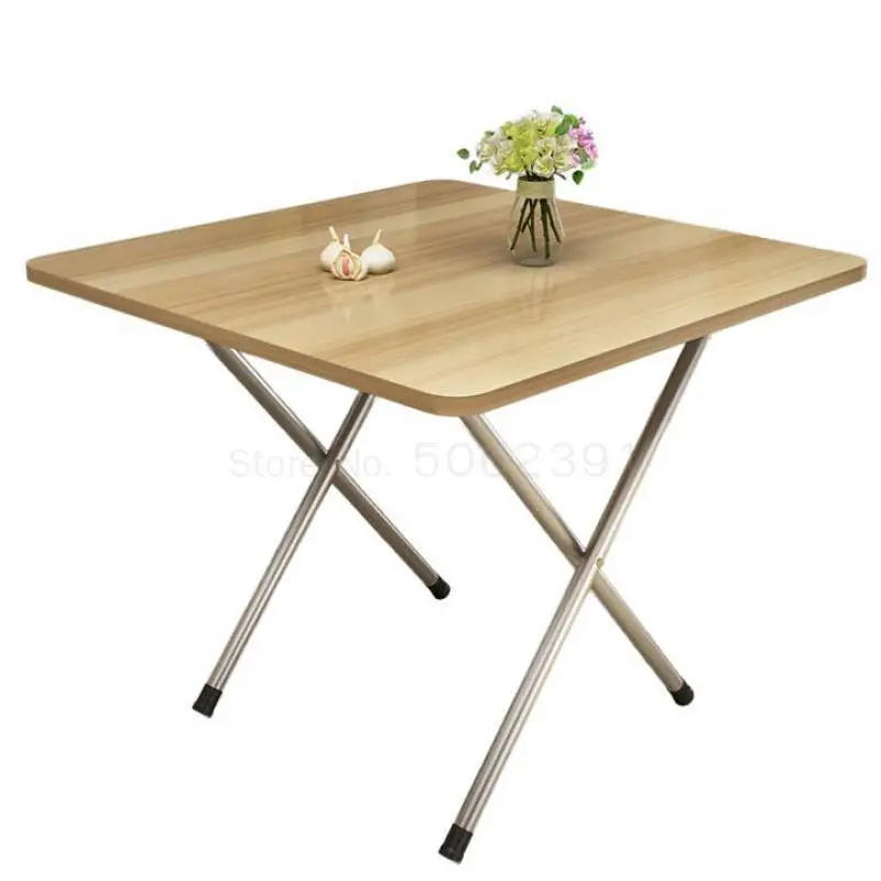 Складной стол с обеих сторон легко домашний маленький переносной квадратный