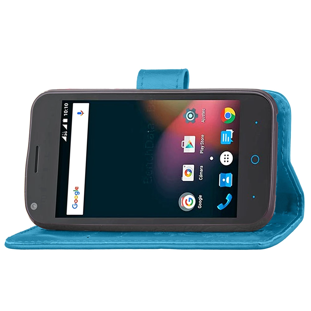 ForZTE Blade L110 чехол из искусственной кожи + ТПУ кошелек для телефона ZTE подставка