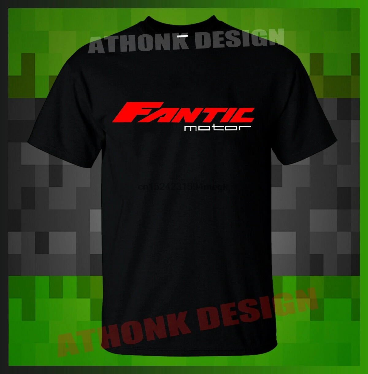 Fantic футболка с изображением двигателя | Мужская одежда
