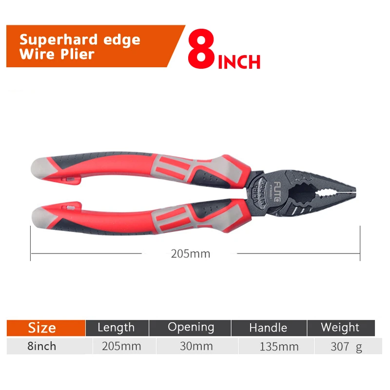 Superhard Alloy Professional Plier Wire Stripper Cutting Cable Cutter Diagonal Long Nose Nippers Electric Forceps Hand Tools | Инструменты