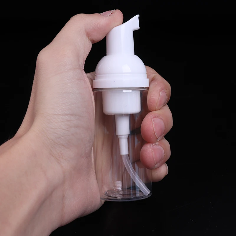 

1PC 50ML/60ML Bubbler White/Clear Foaming Mousse Bottle Shampoo Lotion Shower Gel Foam Pump Bottles Travel Use