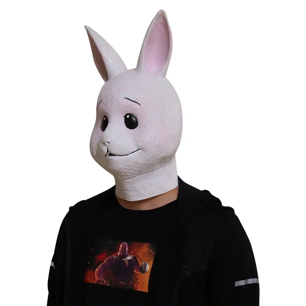 

BEASTARS Haru Rabbit Cosplay Mask Latex Animal Costume Props for Halloween Party