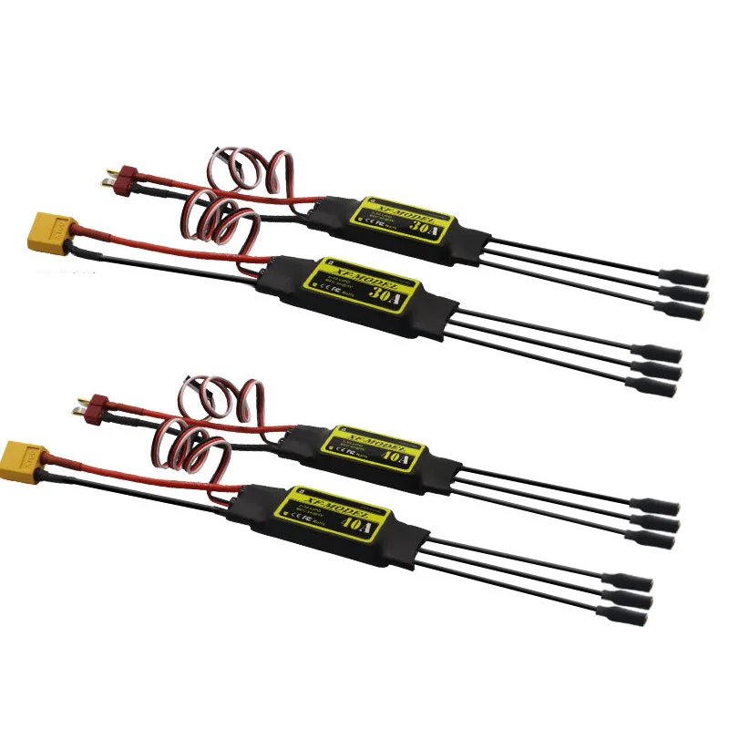 xf30a xf40 30a 40a бесщеточный esc t xt60 разъем дл