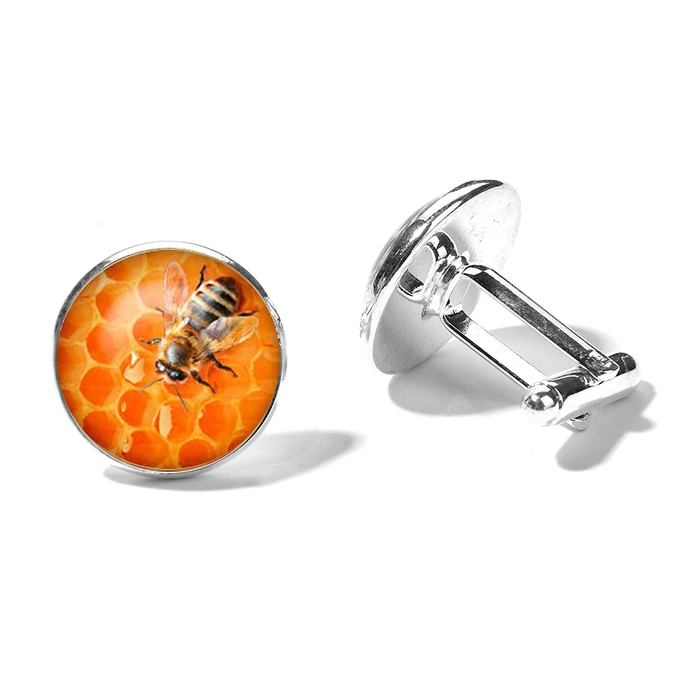 Запонки в виде сот для мужчин и женщин модные шестигранные геометрические