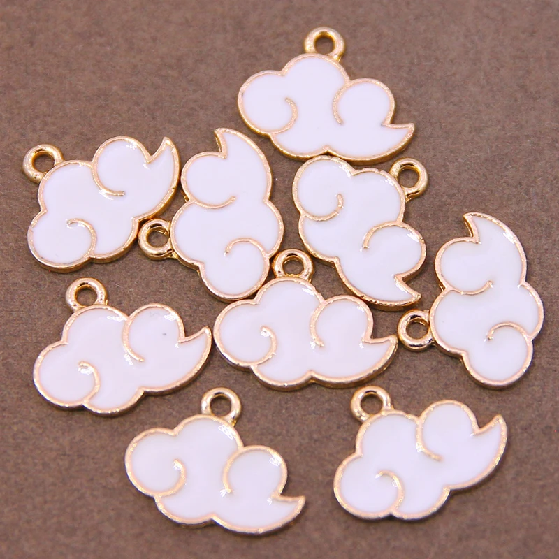 

6 шт., эмалевые подвески для ювелирных изделий, 15 х19 мм