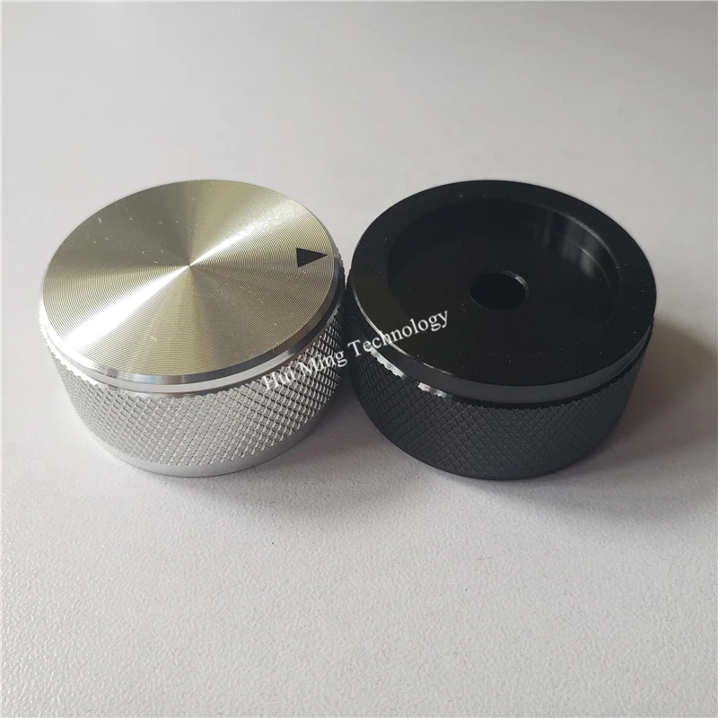 2 шт. высококлассная алюминиевая ручка потенциометра 34*17*6 мм втулка колпачок