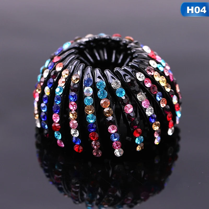 

Lazy Hairpin Ball Hair Accessories Wild Bird's Nest Long Hair Set Hair Tie Girls Crystal Hair Tie Jewelry
