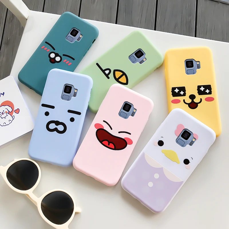 

For Samsung Galaxy S9 Case Protective Phone Shell Frosted Silicone Casing Candy Colorful Soft TPU Back Cover