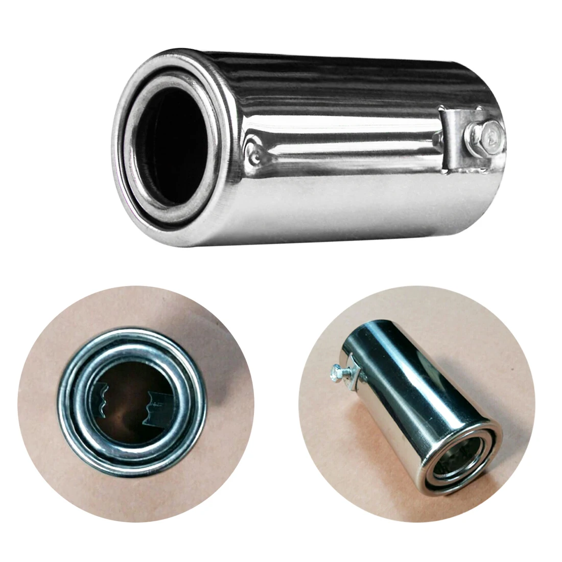 Наконечник универсального автомобильного глушителя насадка на выхлопную трубу