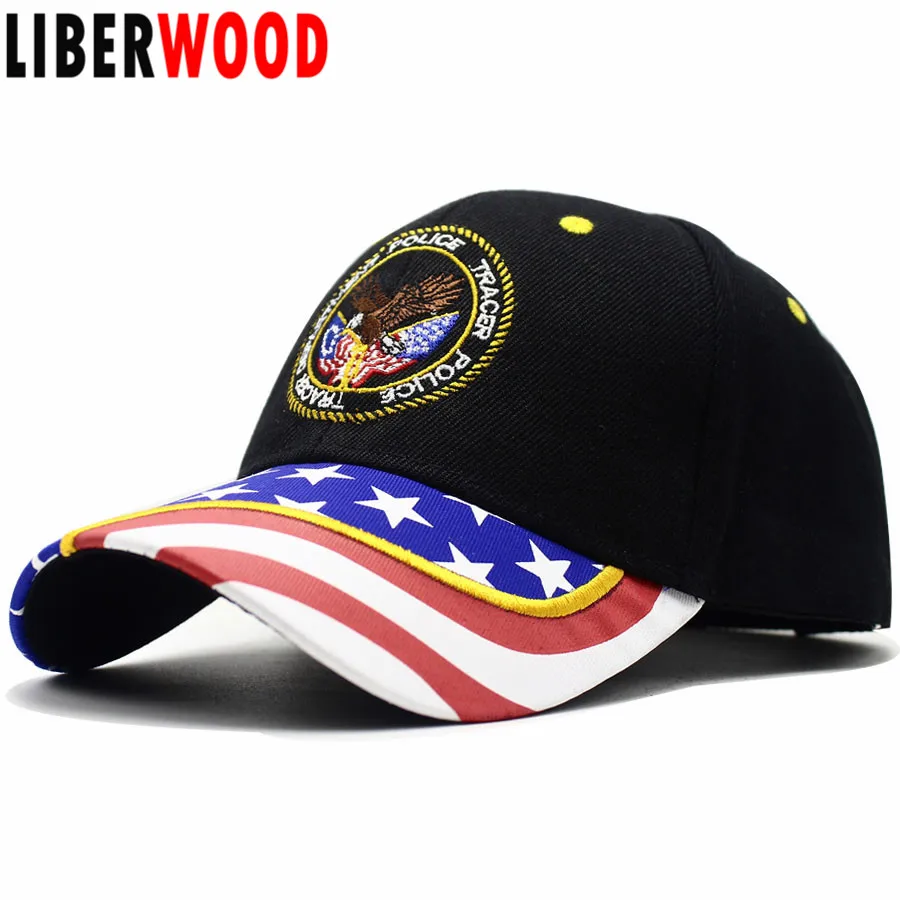 LIBERWOOD Кепка полицейского офицера полицейская трассировочная бейсболка Мужская