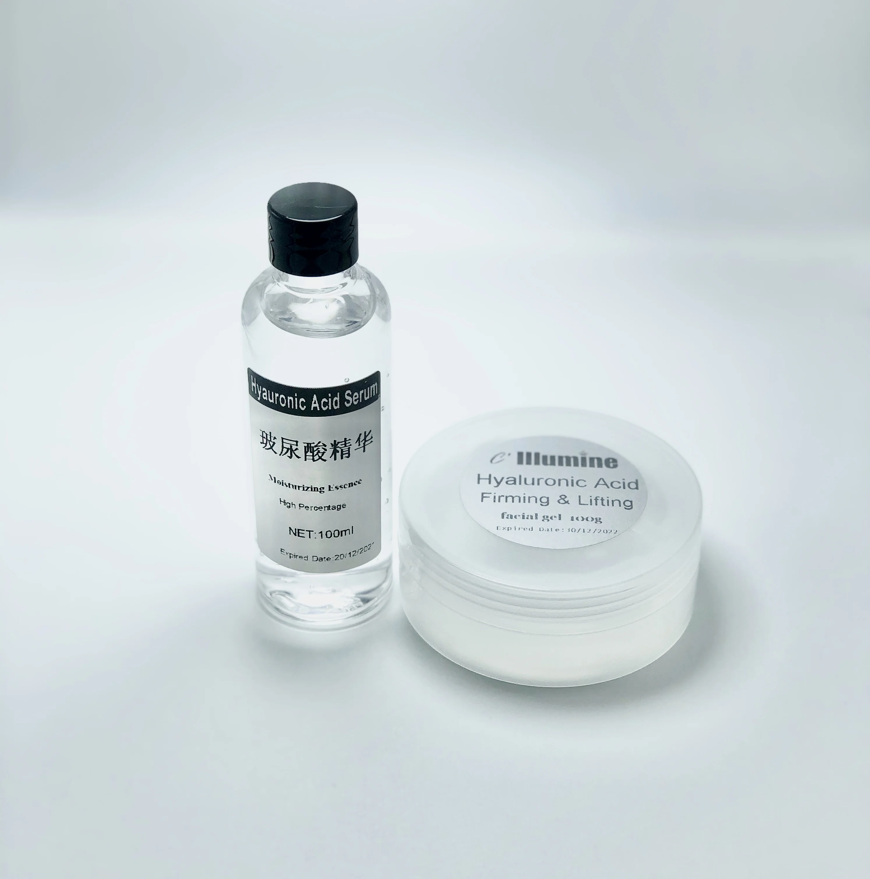 Hyaluronic Acid Serum High Percentage 100ml+ 100g Hyaluronic Acid Face Gel Firming Lifting Anti-Wrinkle