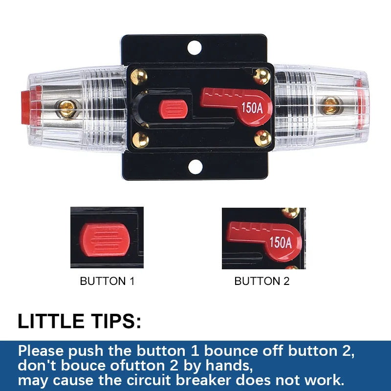 Автоматический прерыватель цепи автомобильного аккумулятора TAIXI 12 В 24 20 А 30 40 50 60