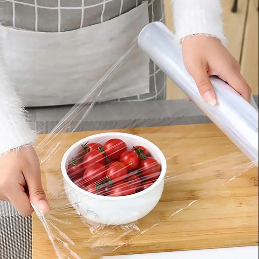 

Practical Kitchen Disposable Clings Film Clear Plastic Bag Sealer Fruits Vegetables Fresh-keeping Film Wrap Food Cover Wrap Film