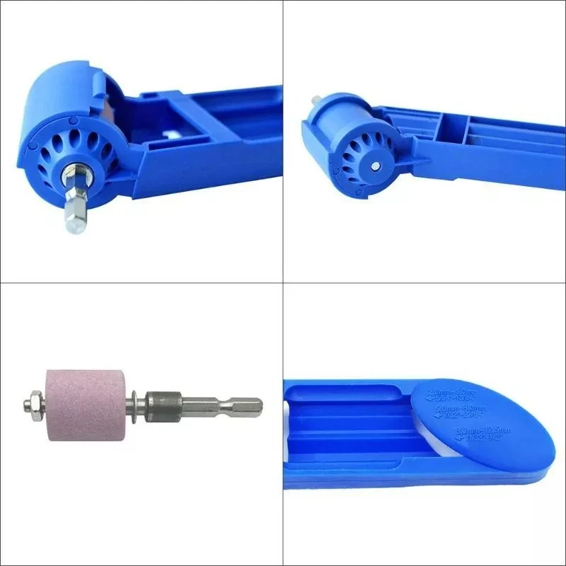 Upgrade Portable Drill Bit Sharpener Corundum Grinding Wheel Powered Tool for Drills Polishing Abrasive Tools Accessory | Инструменты