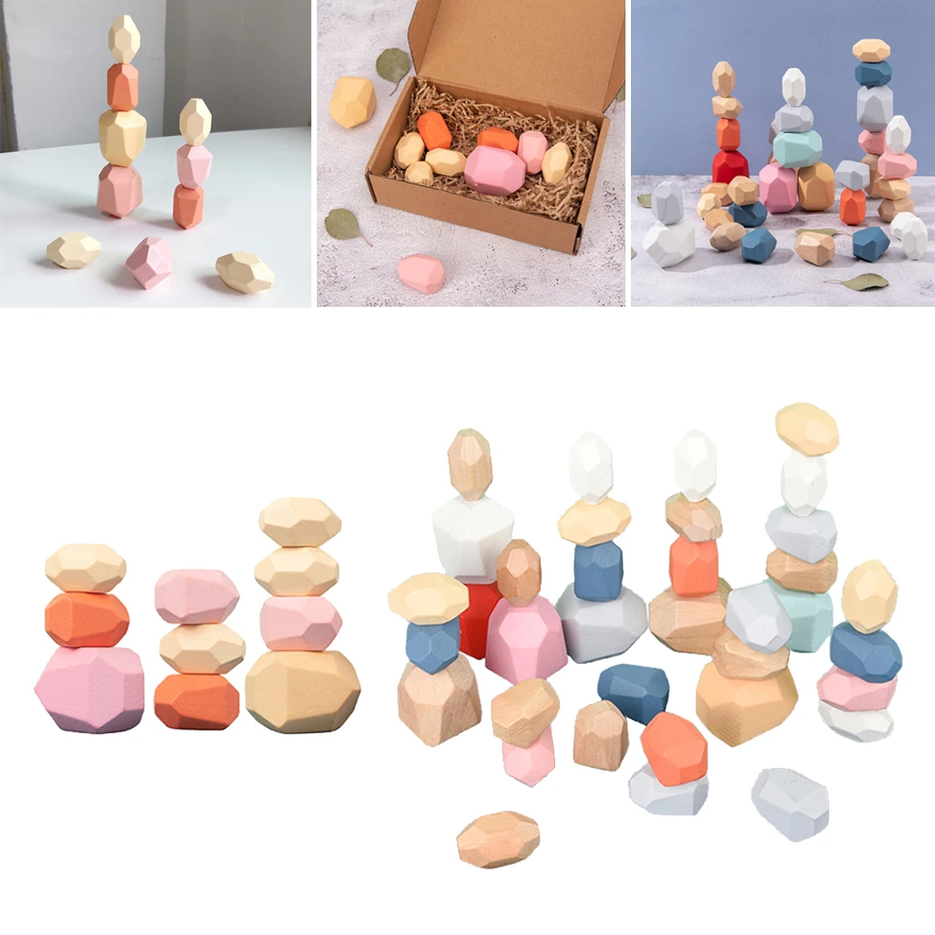 

/72 шт. строительные блоки штабелер камни игрушки для детей балансирующая игрушка Подарки