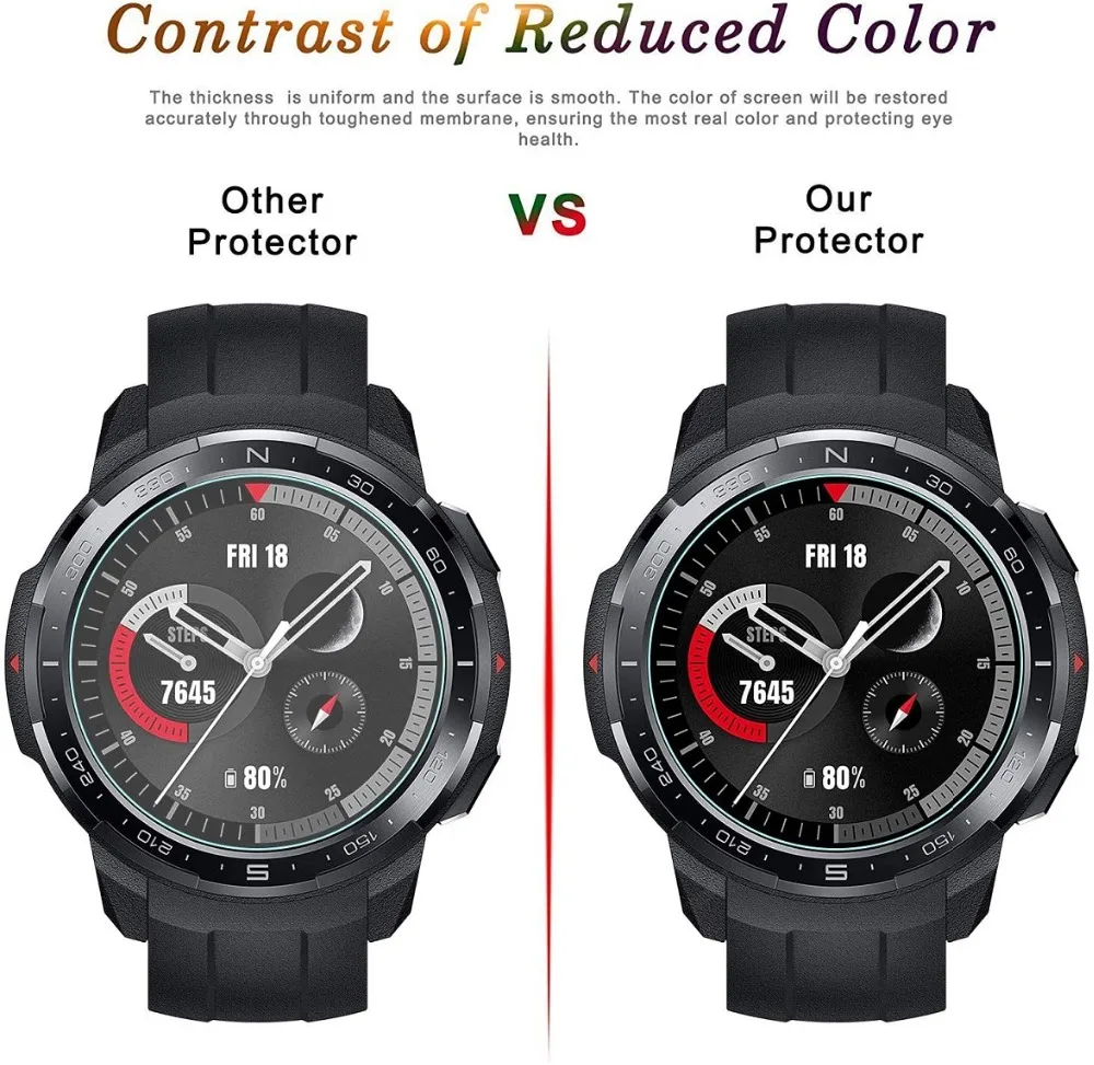 Пленка для Honor GS Pro Watch Dream Magic 2 46 мм закаленное стекло 9H защиты экрана от царапин