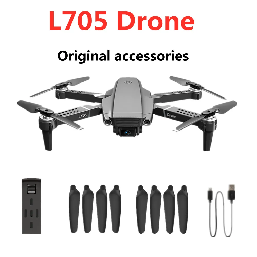 

L705 Mini Drone Original Accessories 3.7V 2000Mah Battery/ Propeller Blade/ USB Line/ For L705 Drone Spare Parts