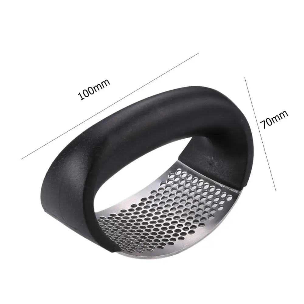 Изогнутые чеснок Пресс Нержавеющая сталь Прочный Чеснок накатки нарезания