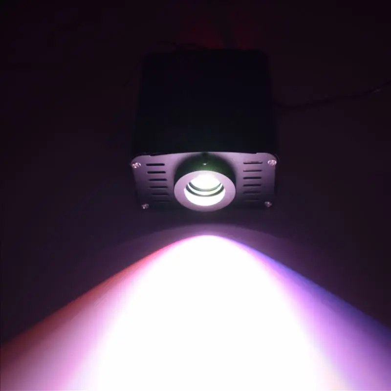 1X управление через приложение Bluetooth 16 Вт RGBW LED волоконно-оптический светильник