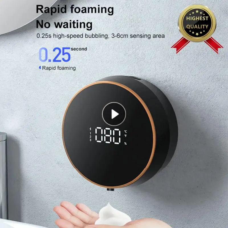 

Автоматический диспенсер для мыла, 300 мл, умный инфракрасный диспенсер жидкого мыла, настенный стерилизатор для ванной комнаты, Новинка