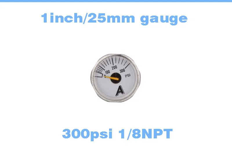 

Манометр 1000 PSI медный серебристый 1/8NPT